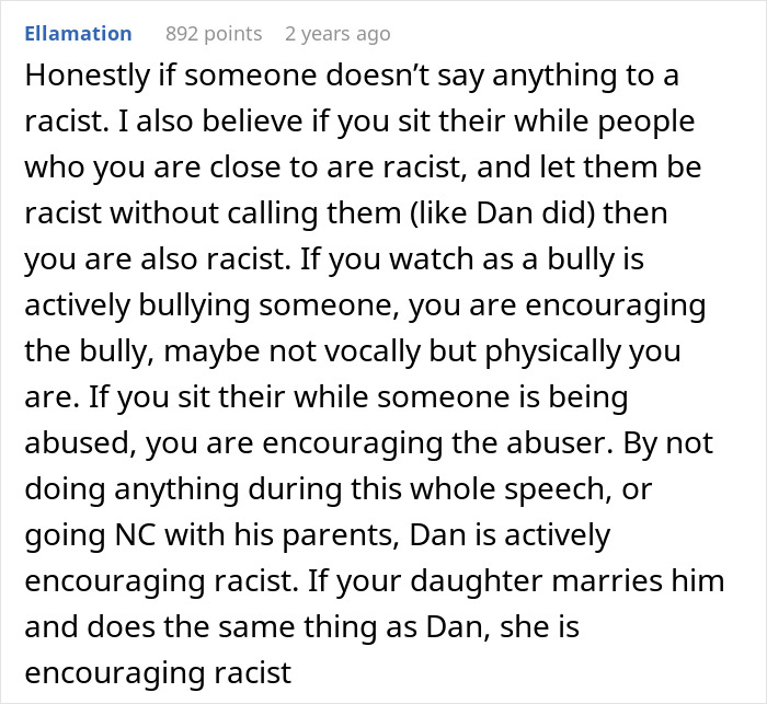 "AITA For Telling My Daughter She Cannot Marry A Racist?" "AITA For Telling My Daughter She Cannot Marry A Racist?"