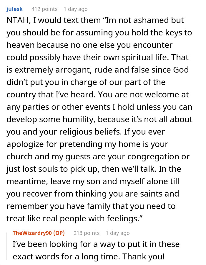 Single Dad Stands Up To His Family When They Try To Make His Son&rsquo;s Birthday A Religious Event