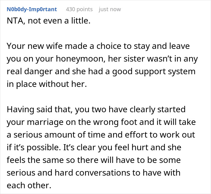 Man Skips Out On Helping Postpartum SIL, Leaves New Wife Behind And Goes On Honeymoon Alone