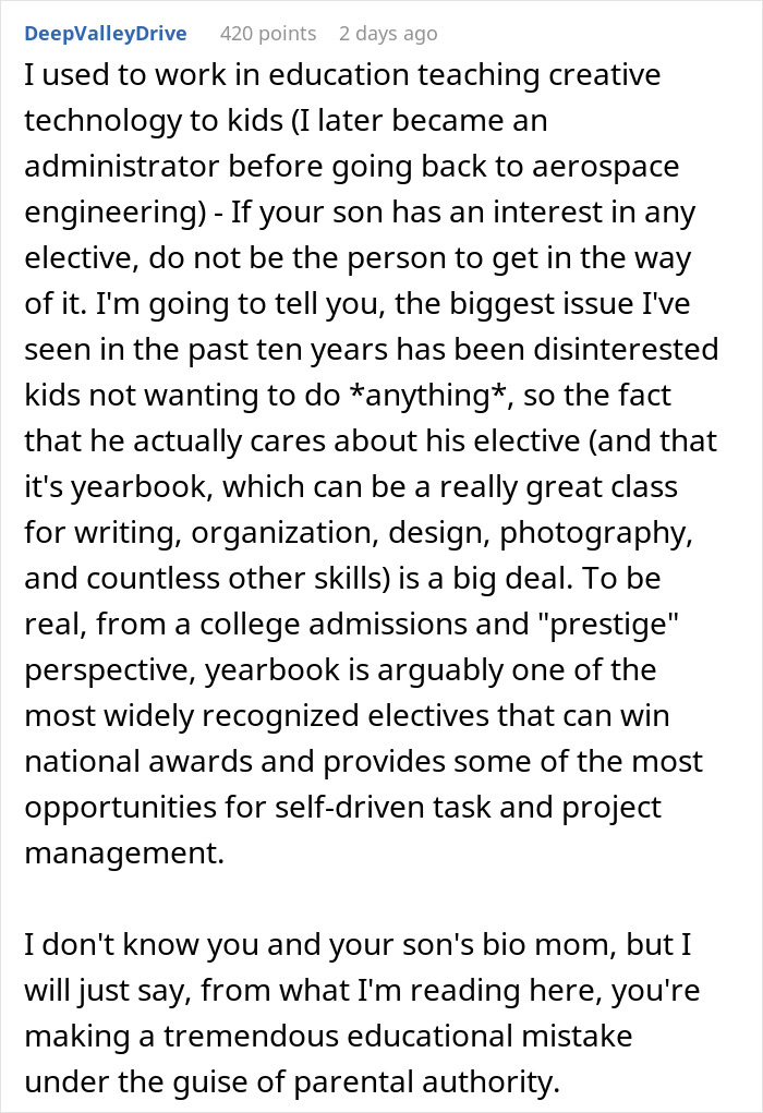 Man Gets Aggressive After Son’s Bio Mom Gets Involved In A Discussion About His Classes Man Gets Aggressive After Son’s Bio Mom Gets Involved In A Discussion About His Classes