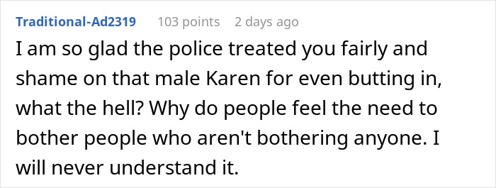 Karen Calls 911 On Homeless Man, Threatens Him With $500 Fine Until Cops Show Up