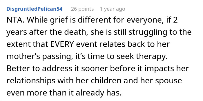 Woman Interrupts Daughter&rsquo;s 13th B-Day To Grieve Her Grandma, Husband Tells Her She Has To Stop