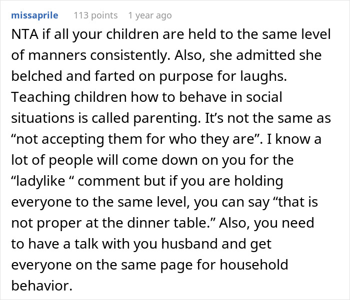 &ldquo;Am I A [Jerk] For Sending My Daughter To Her Room Because She Farted At Our Family Dinner?&rdquo;