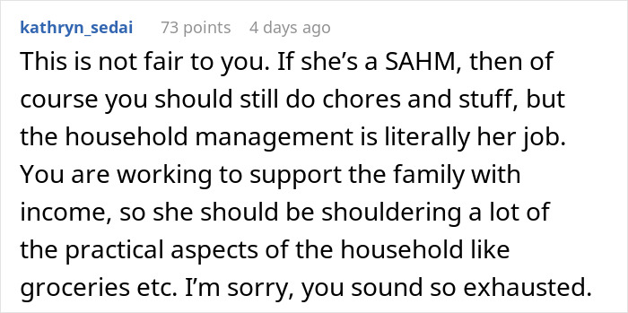 Wife Unloads Baby And Chores Onto Man During His Emergency Time Off, He Falls Apart Wife Unloads Baby And Chores Onto Man During His Emergency Time Off, He Falls Apart