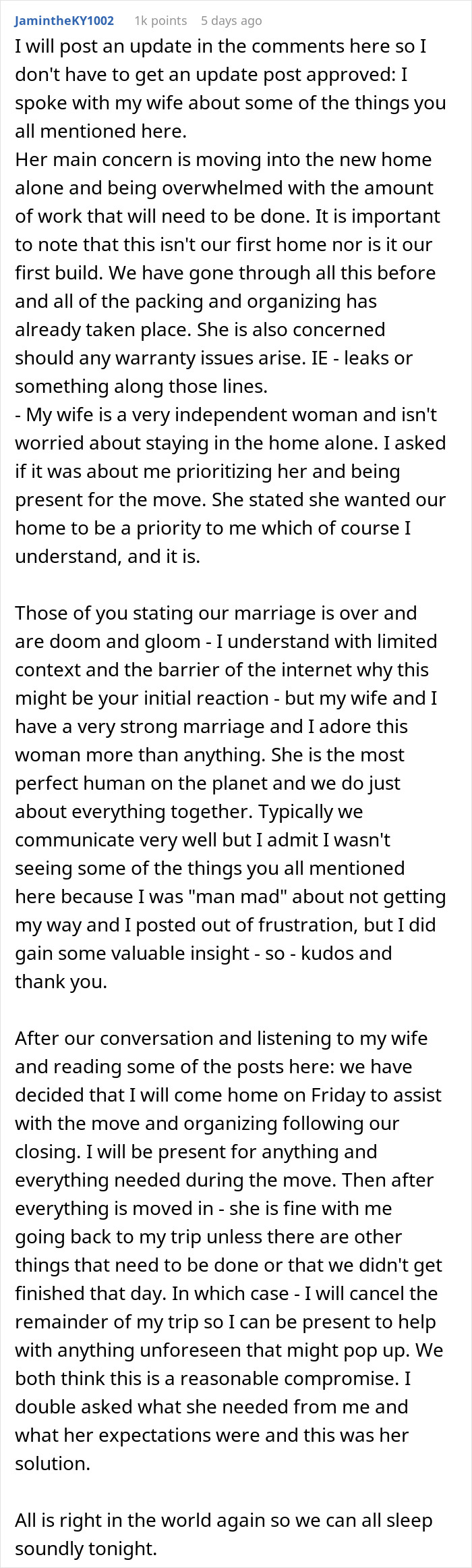 Guy Expects Wife To Handle House Move Alone Because He Booked A Guys' Trip In Advance Guy Expects Wife To Handle House Move Alone Because He Booked A Guys' Trip In Advance