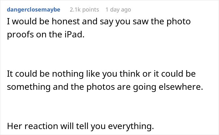 Man Finds Out About Wife’s Secret Racy Photoshoot, Feels Puzzled When She Doesn’t Gift Him The Pics Man Finds Out About Wife’s Secret Racy Photoshoot, Feels Puzzled When She Doesn’t Gift Him The Pics