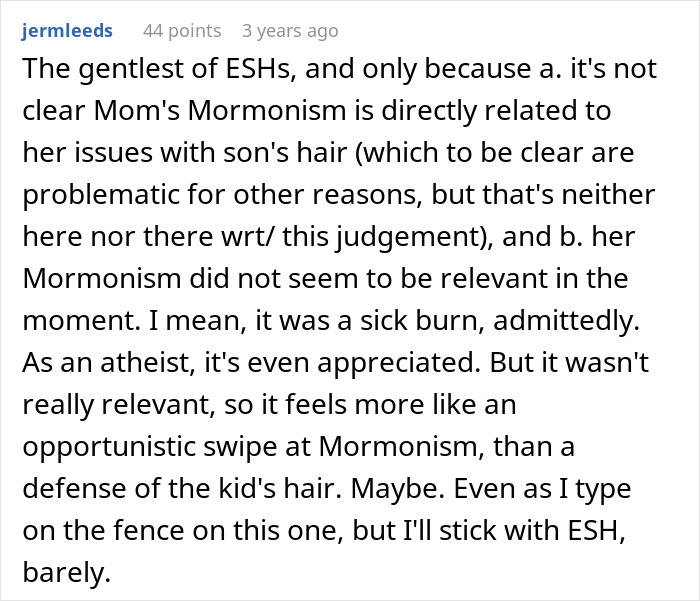 Mom Hilariously Roasts Mormon Mother After She Criticizes Grandson&rsquo;s Hairstyle