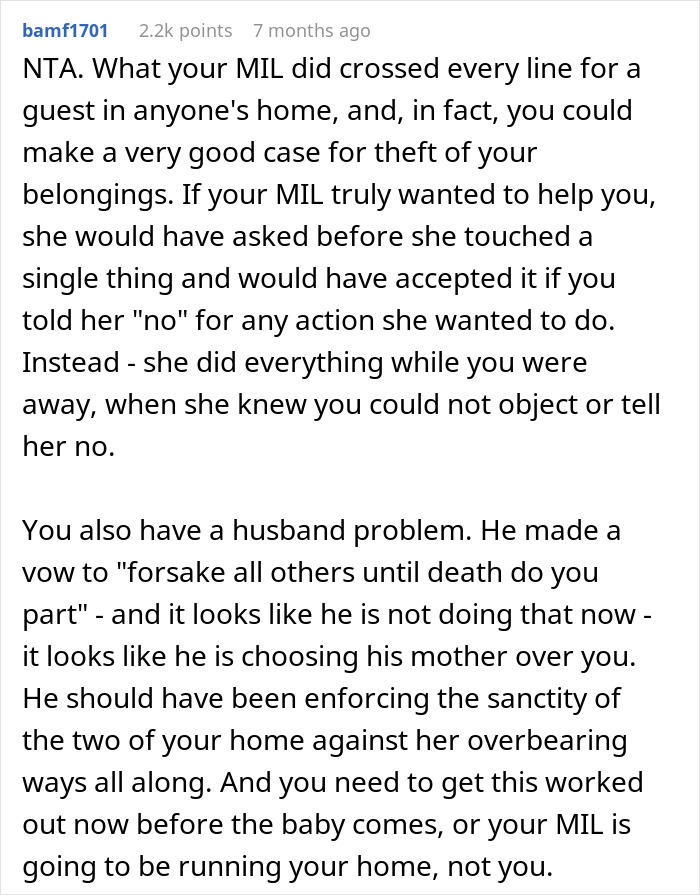 Mom Is Kicked Out Of Her Son&rsquo;s Home After Taking It Upon Herself To Donate His Wife's Things