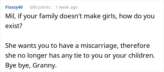 MIL&rsquo;s Shocking Comment Over Baby&rsquo;s Gender Severs Family Ties