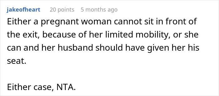 “His Face Sunk”: Woman Claps Back At A Man For Asking Her To Switch Seats With His Pregnant Wife “His Face Sunk”: Woman Claps Back At A Man For Asking Her To Switch Seats With His Pregnant Wife