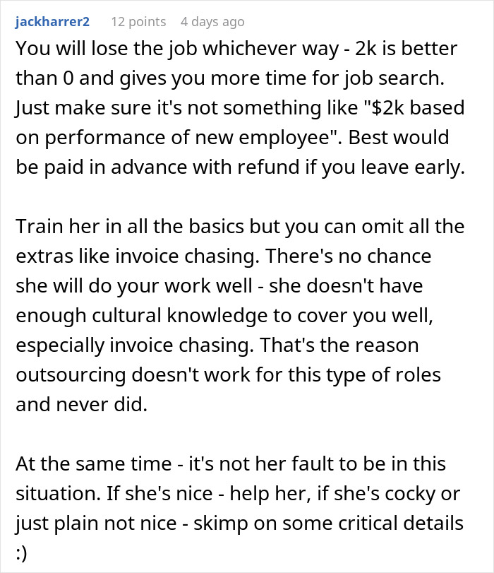 Boss Decides To Replace Employee To Save Money, Expects Her To Train New Hire