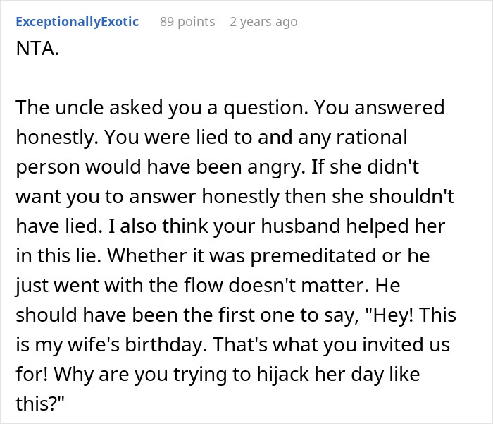 Husband Furious Wife Left His Family Event That She Was Told Would Be Her Birthday Celebration