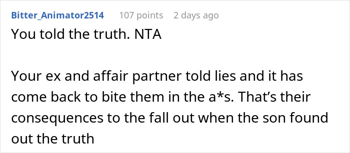 &ldquo;AITA Because I Told My Ex-Husband&rsquo;s Son The Truth About Why We Divorced&rdquo;