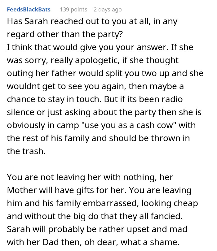 &ldquo;[Am I The Jerk] For Canceling My Stepdaughter&rsquo;s Birthday Bash After I Broke Up With Her Dad?&rdquo;
