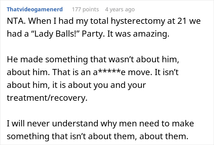 BF Demands GF Apologize For Having A 'Boob Voyage' Party BF Demands GF Apologize For Having A 'Boob Voyage' Party