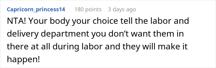 &ldquo;AITA For Telling My BIL And His Wife That I Don&rsquo;t Want To Follow Their Birth Plan?&rdquo;