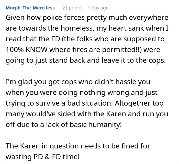 Karen Calls 911 On Homeless Man, Threatens Him With $500 Fine Until Cops Show Up