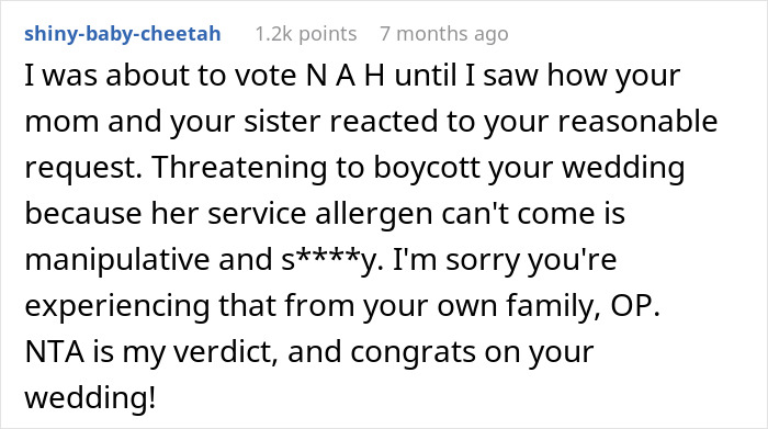 Woman Thinks Her Service Dog Takes Priority Over Bride, Groom Gives Her A Reality Check