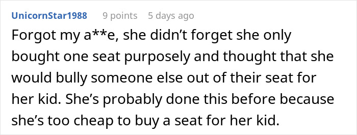 Mom Tells Toddler To Be Noisy And Annoying After Woman Refuses To Give Up Her Seat, Regrets It