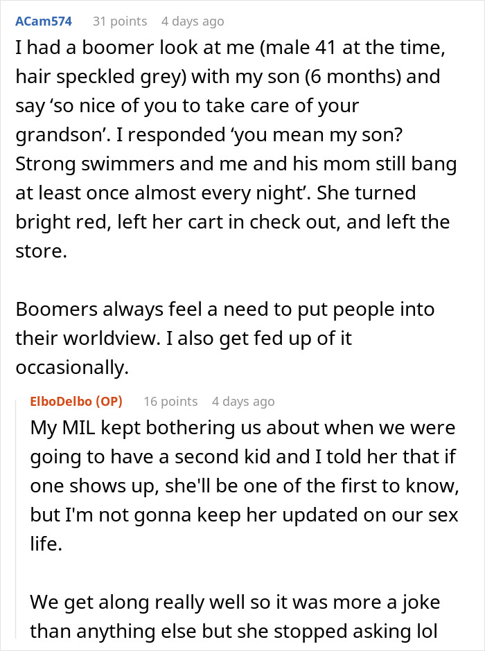 &ldquo;It Must Be Mommy&rsquo;s Day Off&rdquo;: Man Lies About His Wife Being Dead In Response To Boomer&rsquo;s Comment