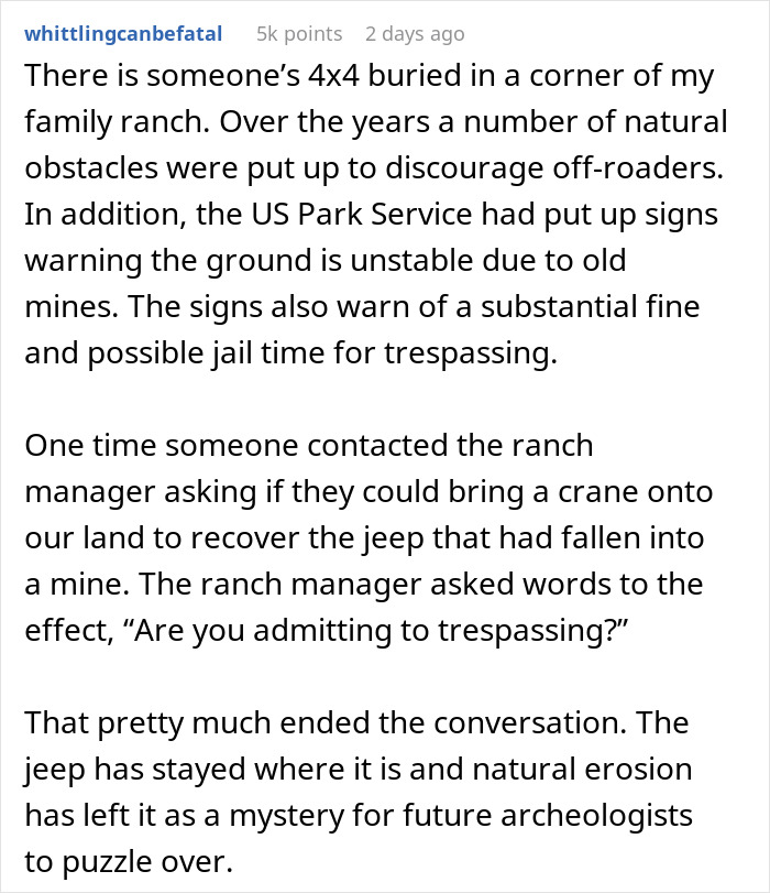 Woman Prevents Random Truck From Passing Through Her Property By Hiding Star Pickets In Her Lawn