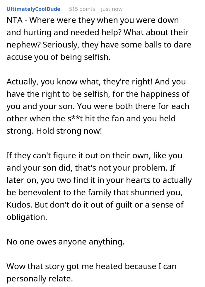 Single Mom And Teen Refuse To Let Family Move In After Being Left To Fend For Themselves For Years Single Mom And Teen Refuse To Let Family Move In After Being Left To Fend For Themselves For Years