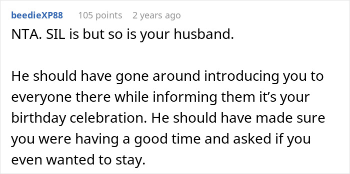 Husband Furious Wife Left His Family Event That She Was Told Would Be Her Birthday Celebration