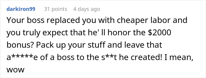 Boss Decides To Replace Employee To Save Money, Expects Her To Train New Hire