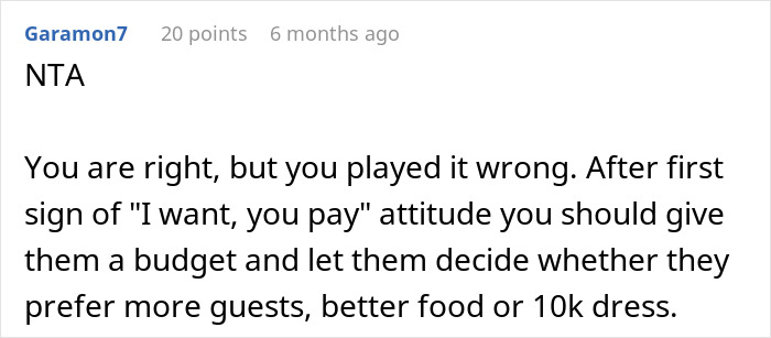 Parent Wants To Help Son And His Bride Out Financially, Refuses After Bride Picks $10k Wedding Dress