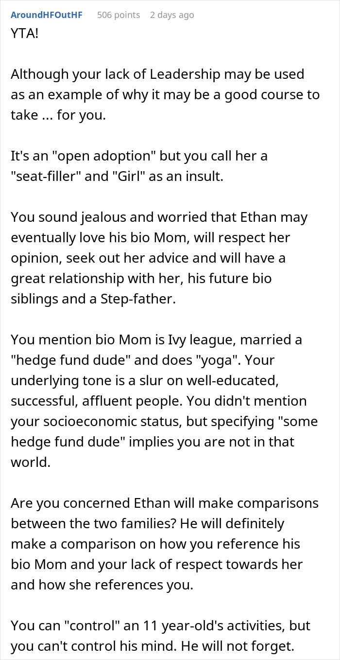 Man Gets Aggressive After Son’s Bio Mom Gets Involved In A Discussion About His Classes Man Gets Aggressive After Son’s Bio Mom Gets Involved In A Discussion About His Classes