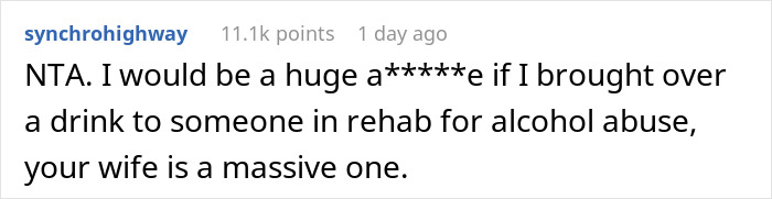 "AITA For Reporting My Wife For Bringing Me Snacks In The Hospital?"