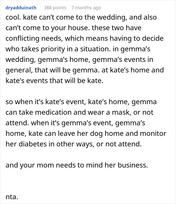 Woman Thinks Her Service Dog Takes Priority Over Bride, Groom Gives Her A Reality Check