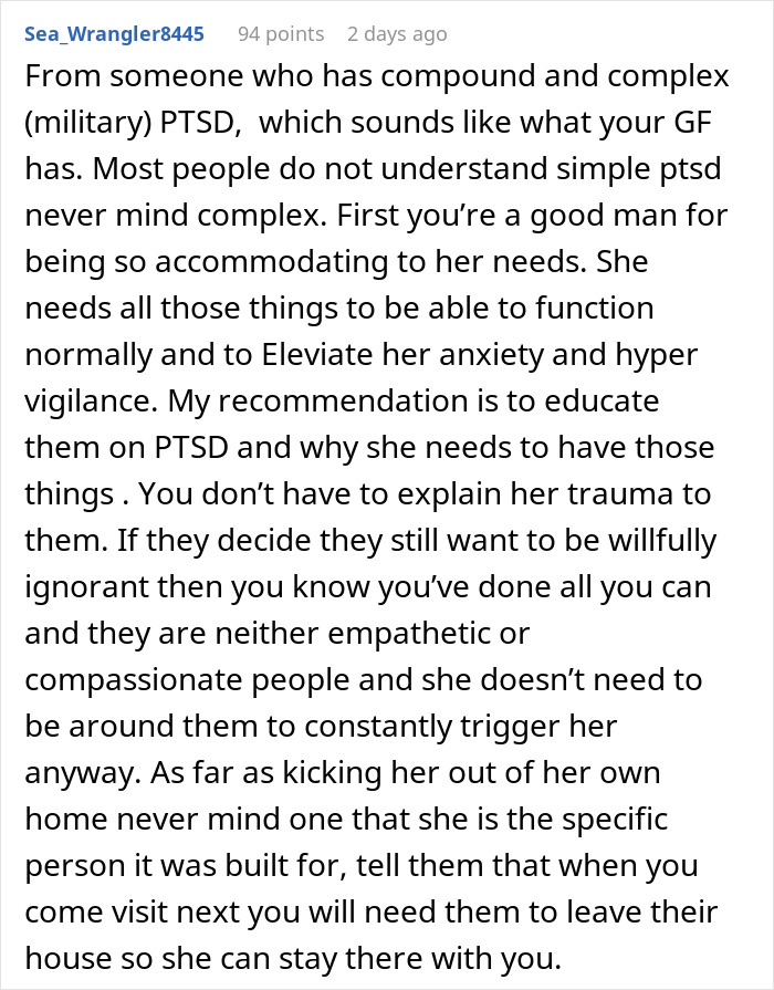 Man Spends $1,000 On An Airbnb After His Parents Ignored His GF&rsquo;s Sleeping Needs For 2 Days