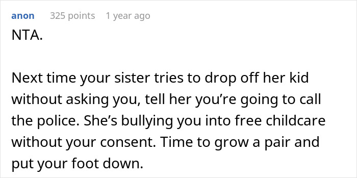 Woman Stands Firm Against Babysitting Nephew Without Notice, Sparks Drama