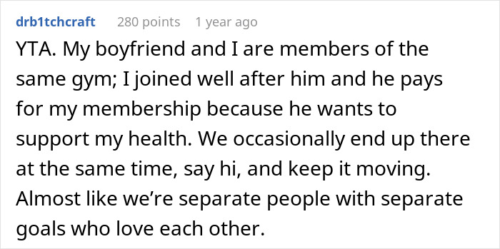 Guy Values His &lsquo;Individual Life&rsquo;, Asks GF To Join Different Gym, Gets Scolded Online