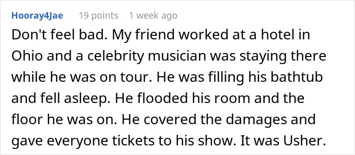 "TIFU By Falling Asleep In The Shower And Flooding The Hotel"