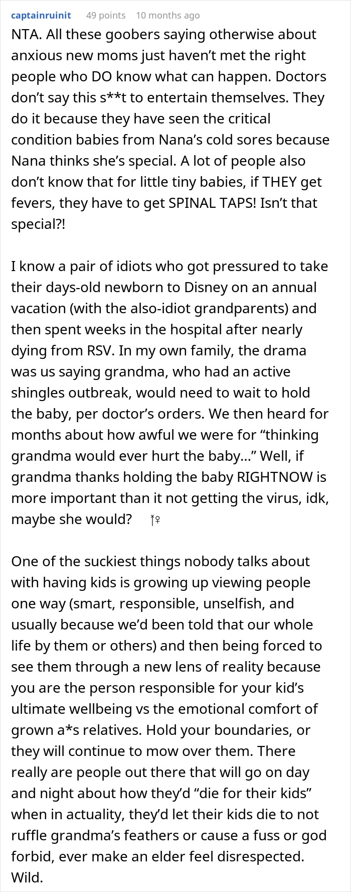 &ldquo;AITA For Calling My Mom Selfish And Telling Her It Will Be Her Fault When The Baby&rsquo;s [Life Ends]?&rdquo;