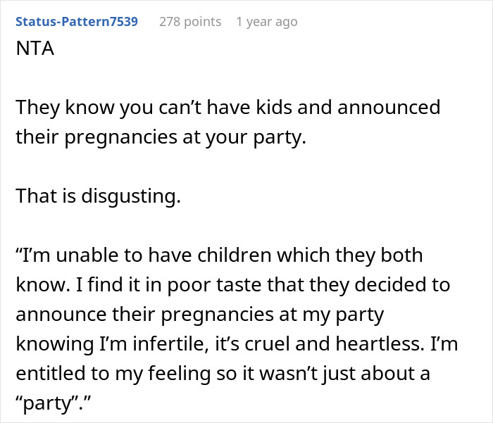 Woman Leaves Her Birthday Party After SILs&rsquo; Pregnancy Announcement, Gets Blamed For Ruining It