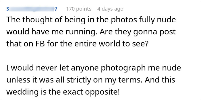 Couple Demands Every Single Wedding Guest Be Naked At Their Wedding, Furious When People Refuse