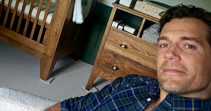 Soon-To-Be Dad Henry Cavill Poses Next To Crib And Asks For Parenting Tips On Father’s Day