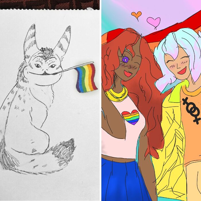 Hey Pandas, Show Off Your Pride Art
