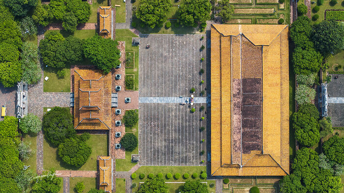 A Series Of Aerial Photographs Showcasing The Spiritual Architecture Of The “Eternal Homes” During The Nguyen Dynasty Era In Vietnam