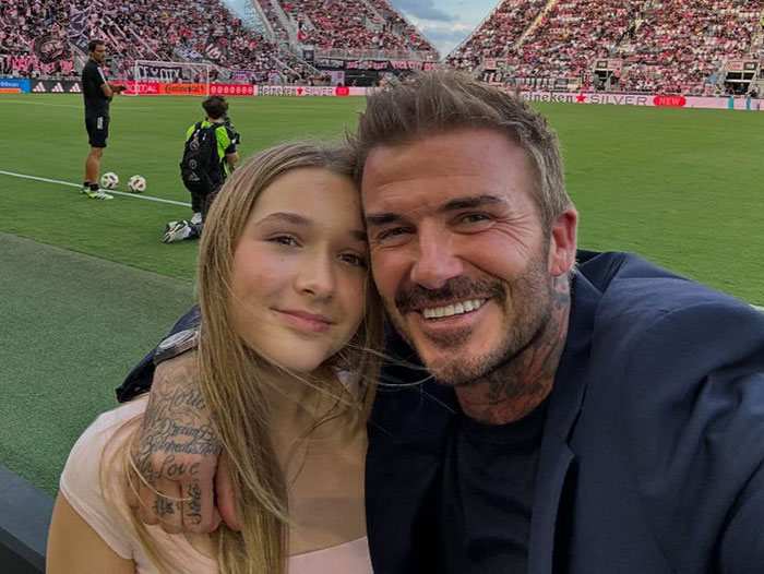 “Cringeworthy… Totally Inappropriate”: David Beckham Trolled For Hugging 12 YO Daughter Harper “Cringeworthy… Totally Inappropriate”: David Beckham Trolled For Hugging 12 YO Daughter Harper