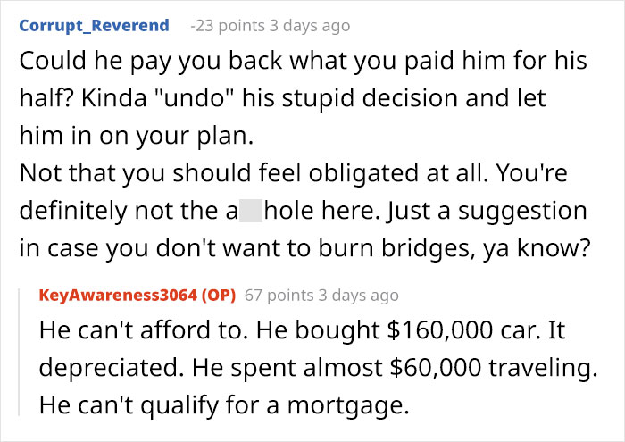 Brother Blows Inheritance On Car And Trips, Gets Mad Sibling Invested And Became A Landlord Brother Blows Inheritance On Car And Trips, Gets Mad Sibling Invested And Became A Landlord
