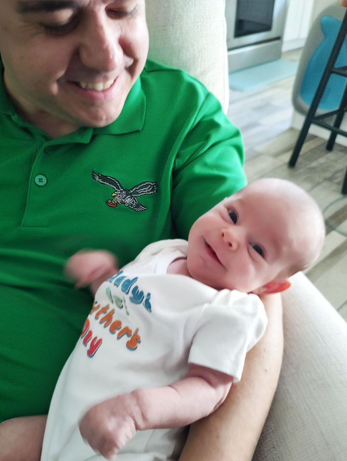 I Got The Gift Of My Daughter's First Real Smile For My First Father's Day