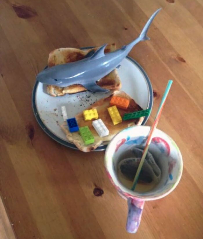 The Kids Made Me Breakfast For Father's Day