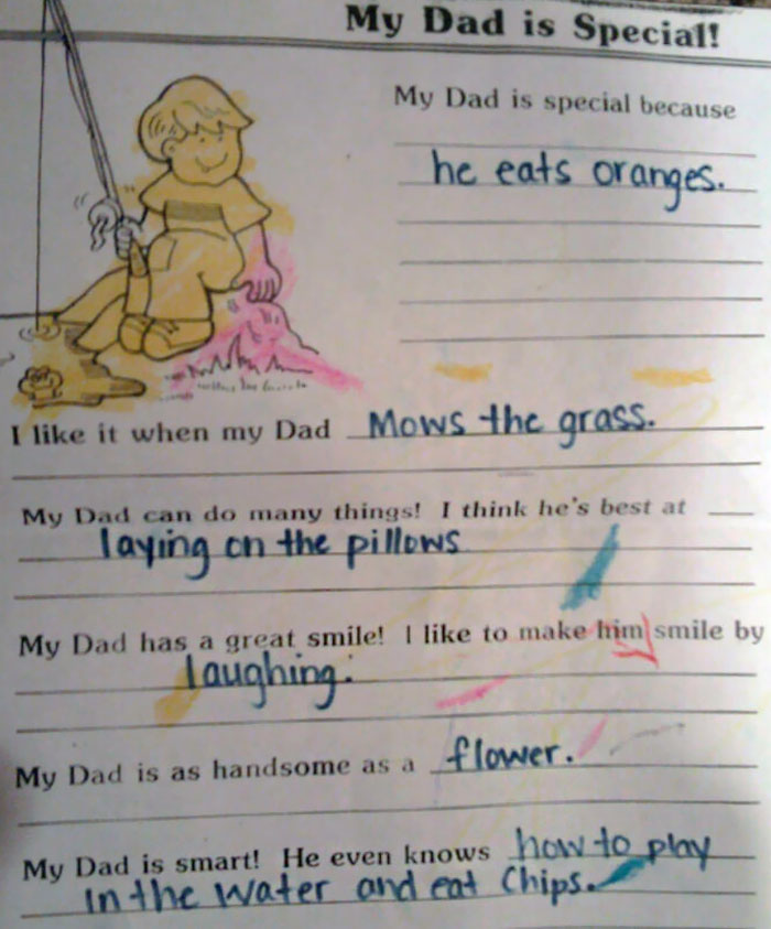 Father's Day Gift From Daughter. I Must Say I Am A Great Pillow Layer