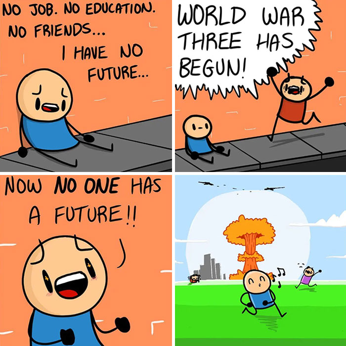 This Artist’s Dark Humor Shines In These 30 New Comics