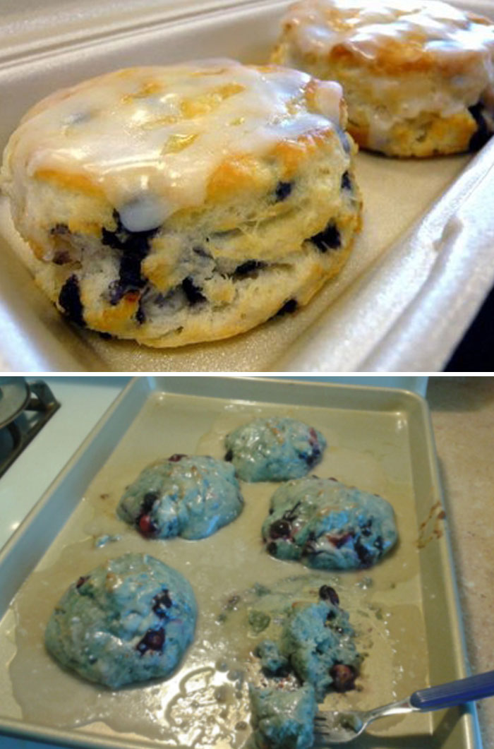 My Wife's Attempt At A Biscuit Recipe From Pinterest