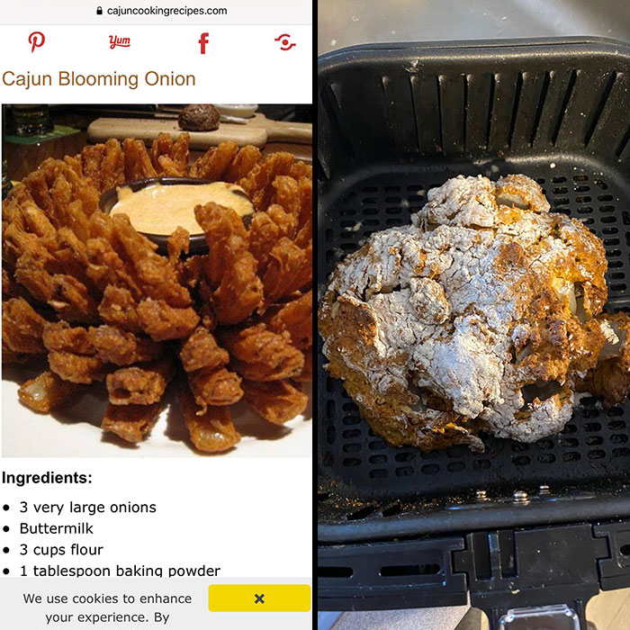 My Wife’s Blooming Onion Attempt